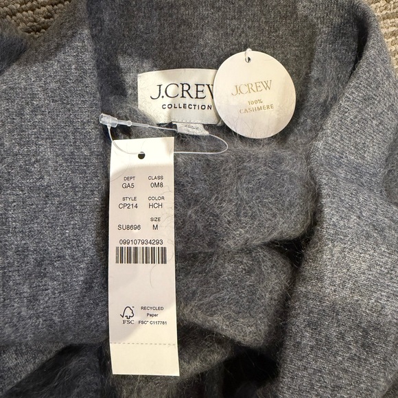 J. Crew Gray Cashmere Skirt - Picture 2 of 3